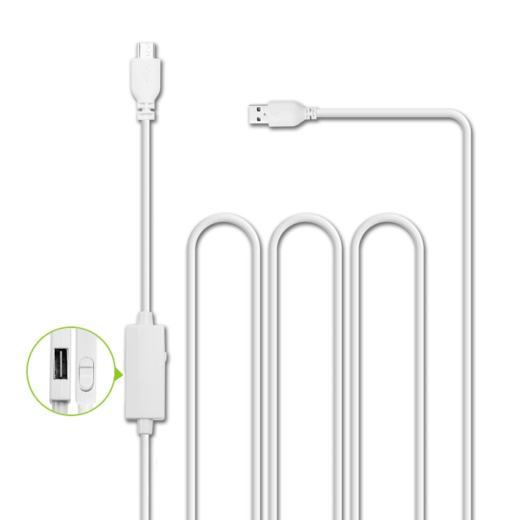 OTG - Y - 03 USB 2.0 Male to Micro USB Male + USB Female OTG Charging Data Cable for Android Phones / Tablets with OTG Function, with Switch, Length: 1.1m, with Switch Length: 1.1m - ORIWHIZ