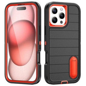 OtterBox Defender Gen2 Rugged PC + Silicone Phone Case with Holder, For iPhone 16 Pro Max, For iPhone 16 Pro, For iPhone 16 Plus, For iPhone 16 - ORIWHIZ