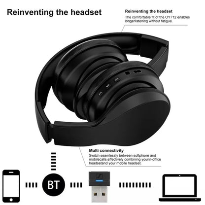OY712 For Computer Mobile Phone Headset Bass Gaming Noice Cancelling Bluetooth Wireless Headphone - ORIWHIZConsumer ElectronicsWalkie TalkieWalkie Talkie Microphones & Headsets
