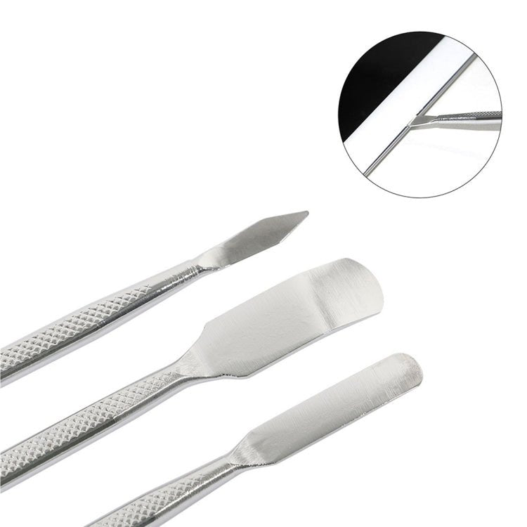 P8824 Professional Mobile Phone / Tablet 18.8cm 3 in 1 Metal Disassembly Rods Crowbar Repairing Tool, 18.8cm 3 in 1 - ORIWHIZ