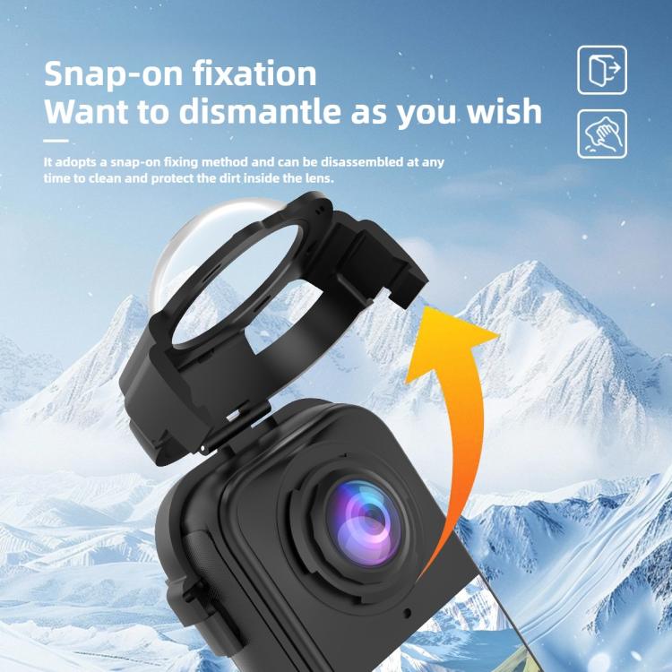 Panoramic Camera Snap - on Glass Protective Lens Protective Cover, Lens Protective Cover - ORIWHIZDJI & Insta360 AccessoriesInsta360 X SeriesProtection & Cases