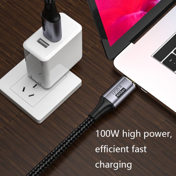 PD 100W Type - C to Type - C Fast Charging Nylon Braided Cable, 0.3 m, 0.5 m, 0.8 m, 1 m, 1.2 m - ORIWHIZ