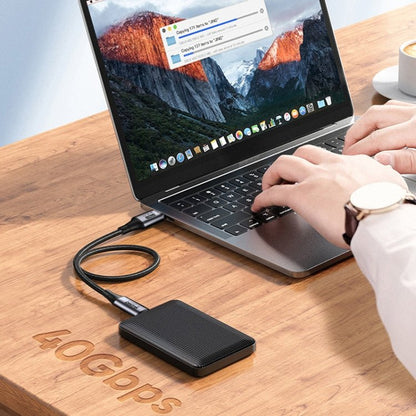 PD 100W Type - C to Type - C Fast Charging Nylon Braided Cable, 0.3 m, 0.5 m, 0.8 m, 1 m, 1.2 m - ORIWHIZ