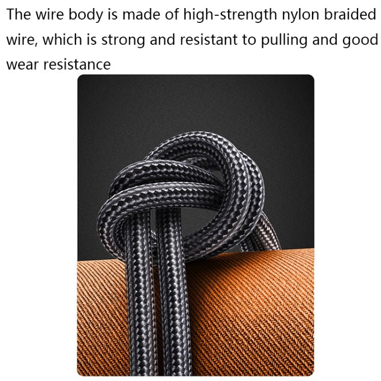 PD 100W Type - C to Type - C Fast Charging Nylon Braided Cable, 0.3 m, 0.5 m, 0.8 m, 1 m, 1.2 m - ORIWHIZ