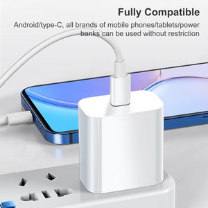 PD 20W Single USB - C / Type - C Interface Travel Charger, US Plug, 20W US Plug - ORIWHIZ