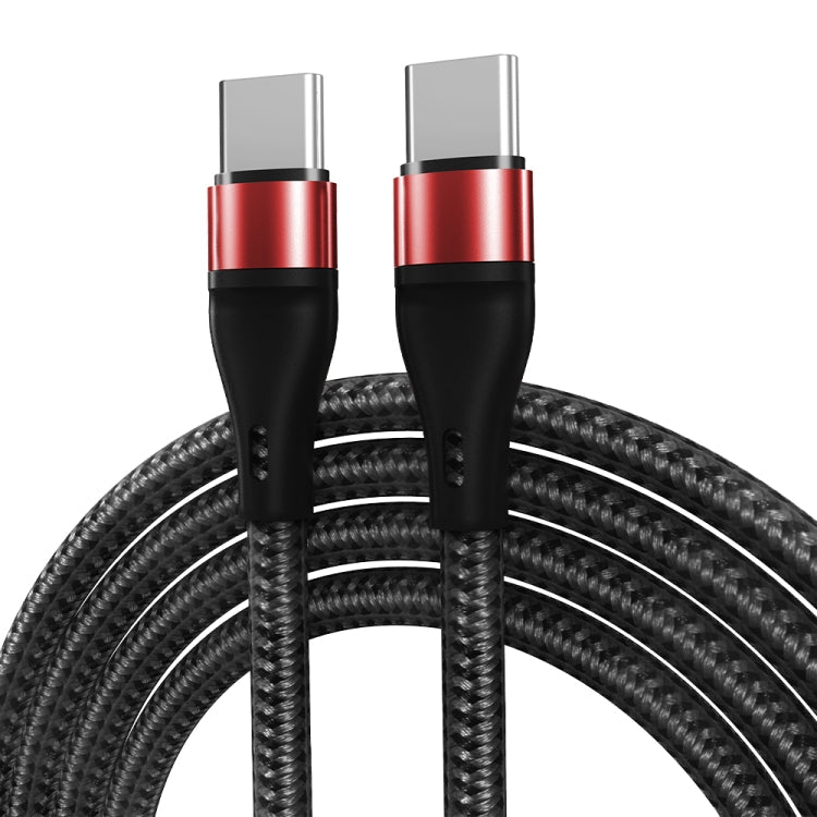 PD 60W USB - C / Type - C to USB - C / Type - C Fast Charging Nylon Braided Data Cable, 1m, 2m - ORIWHIZ