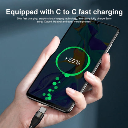 PD 60W USB - C / Type - C to USB - C / Type - C Fast Charging Nylon Braided Data Cable, 1m, 2m - ORIWHIZ