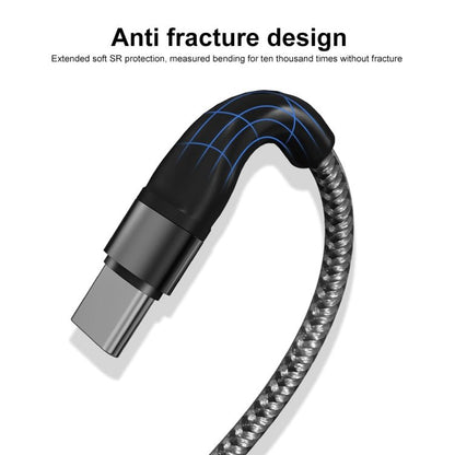 PD 60W USB - C / Type - C to USB - C / Type - C Fast Charging Nylon Braided Data Cable, 1m, 2m - ORIWHIZ