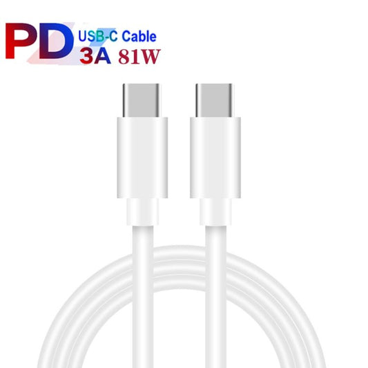 PD04 Type - C + USB Mobile Phone Charger with Type - C to Type - C Cable, EU Plug, EU Plug + Type - C to Type - C Cable - ORIWHIZ