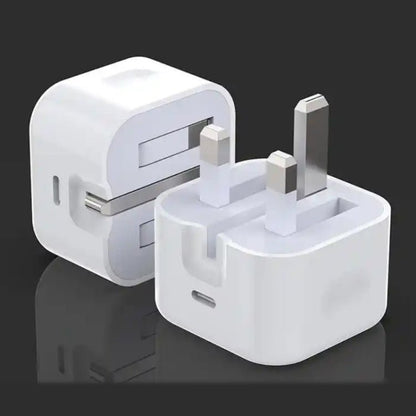 PD35W USB - C / Type - C Port Charger with 1m Type - C to Type - C Data Cable, UK Plug, UK Plug + Type - C Cable - ORIWHIZ
