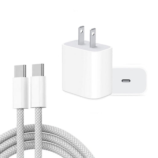 PD35W USB - C / Type - C Port Charger with 1m Type - C to Type - C Data Cable, US Plug, US Plug + Type - C Cable - ORIWHIZ