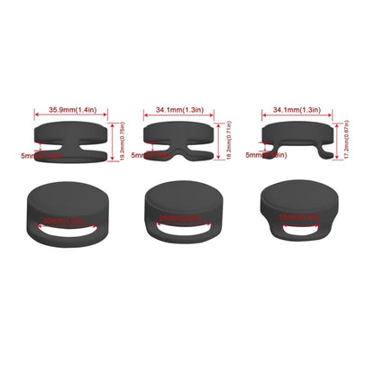 Pet Collar Anti - scratch Shockproof Silicone Case For AirTag, 35.9x35.9x19.2mm, 34.1x34.1x18.2mm - ORIWHIZ