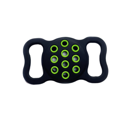 Pet Dog Cat Collar Dual - color Shockproof Silicone Protective Cover Case, For AirTag - ORIWHIZ