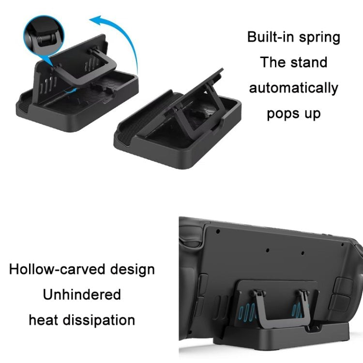 PGTECH For Steam Deck Adjustable Folding Console Stand + Trackpad Sticker Set, PGTECH Console Stand + Trackpad Sticker - ORIWHIZSteam Deck AccessoriesSteam Deck Accessories Other AccessoriesToys & Hobbies