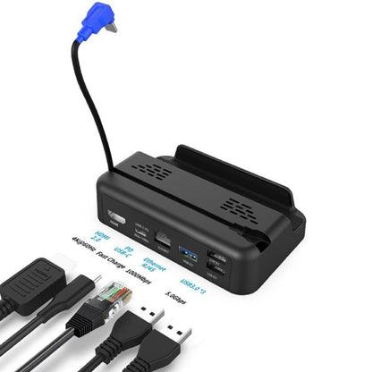 PGTECH For Steam Deck Game Console Base Support Data Transmission With Network Port, PGTECH Game Console Base - ORIWHIZSteam Deck AccessoriesSteam Deck Accessories Other AccessoriesToys & Hobbies