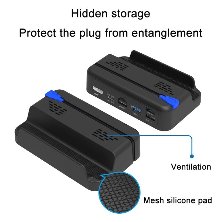 PGTECH For Steam Deck Game Console Base Support Data Transmission With Network Port, PGTECH Game Console Base - ORIWHIZSteam Deck AccessoriesSteam Deck Accessories Other AccessoriesToys & Hobbies