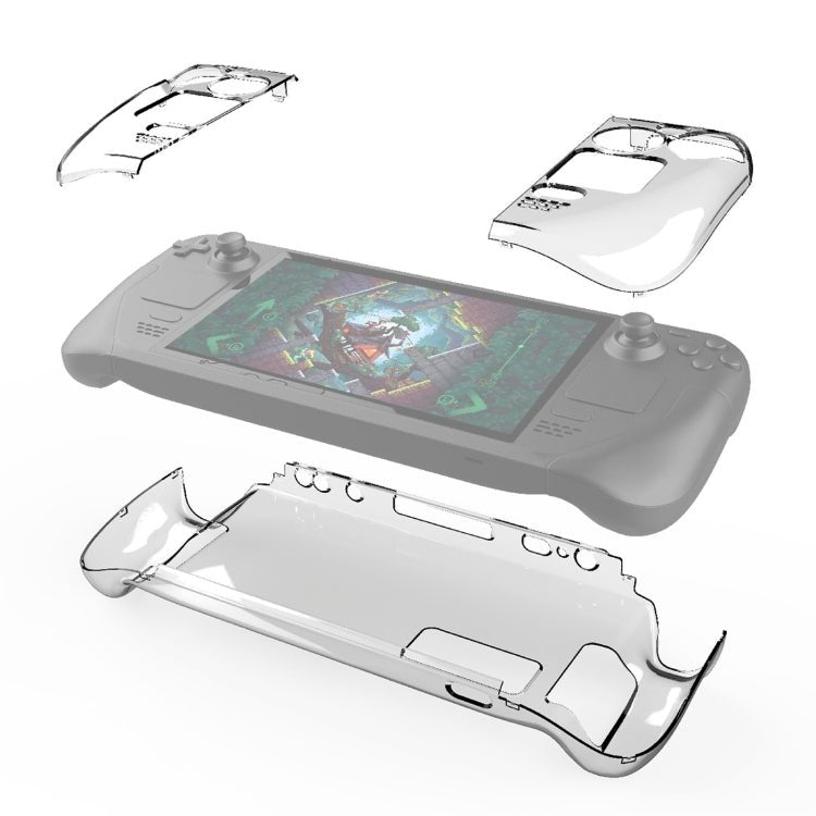 PGTECH Split Crystal Hard Shell Case for Steam Deck Game Console, Crystal Hard Shell Case - ORIWHIZSteam Deck AccessoriesSteam Deck Accessories Cover CaseToys & Hobbies