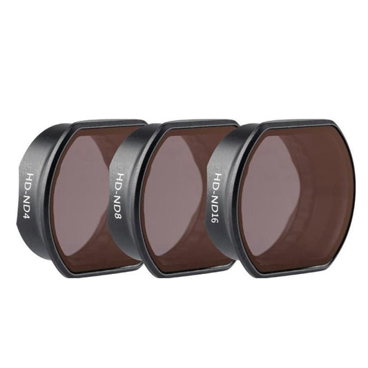 PGYTECH 3 filtros de lente ND4+ND8+ND16 para drones DJI FPV, ND 4 8 16 - ORIWHIZ Accesorios DJI e Insta360 Serie DJI FPV Accesorios para lentes