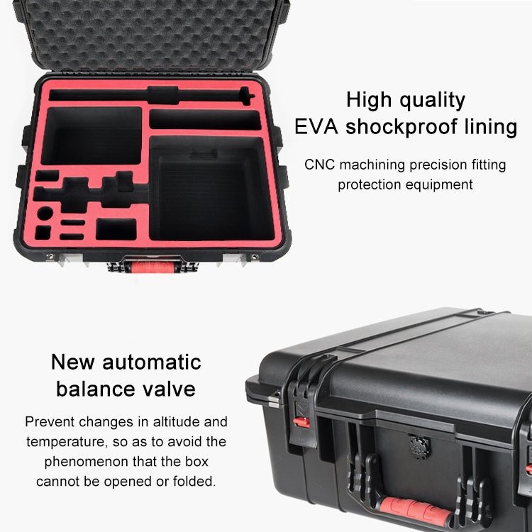 PGYTECH P - RH - 001 Shockproof Waterproof Explosion - proof Hard Box Carrying Case for DJI Ronin - S, Size: 63.4x50.3cm, P - RH - 001 For DJI Ronin - S - ORIWHIZDJI & Insta360 AccessoriesDJI Ronin SeriesPGYTECH
