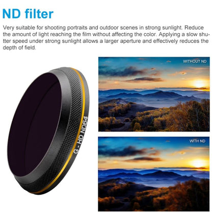 PGYTECH X4S - HD ND64 Gold - edge Lens Filter for DJI Inspire 2 / X4S Gimbal Camera Drone Accessories, ND64 - ORIWHIZDJI & Insta360 AccessoriesDJI Inspire SeriesPGYTECH