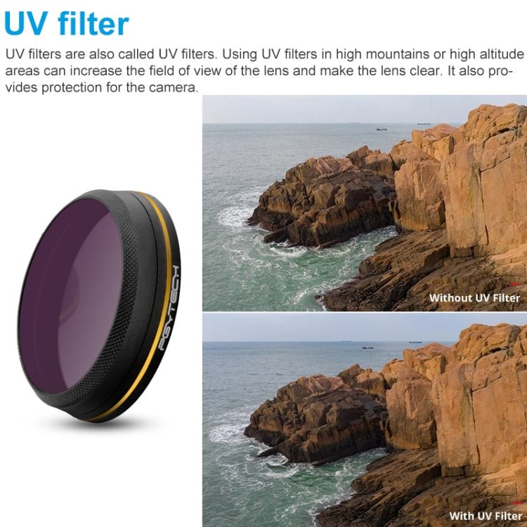 PGYTECH X4S - MRC UV Gold - edge Lens Filter for DJI Inspire 2 / X4S Gimbal Camera Drone Accessories, UV - ORIWHIZDJI & Insta360 AccessoriesDJI Inspire SeriesPGYTECH