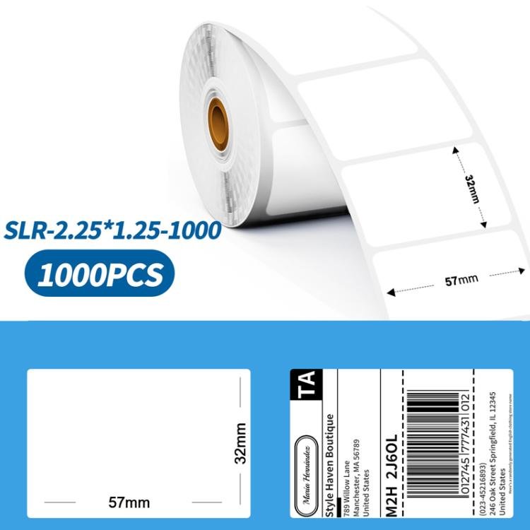 Phomemo 2.25 X 1.25 Inch Adhesive Labels For PM241 - BT/PM246S/D520 - BT Printer, 500pcs Laser Silver, 500pcs Laser Gold, 1000pcs White, 1000pcs Yellow, 1000pcs Pink - ORIWHIZConsumer ElectronicsPhomemoPrinters & Accessories