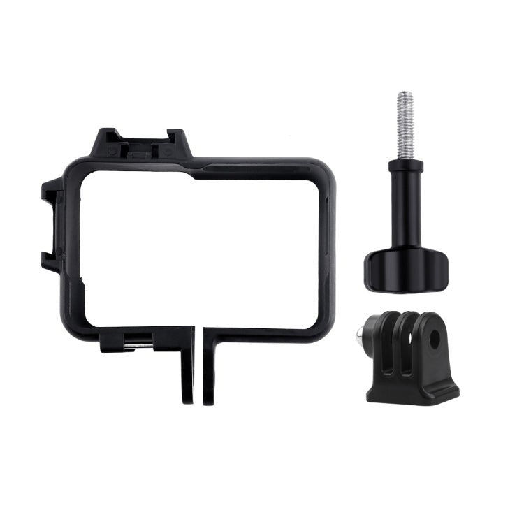 Plastic Frame Mount Protective Case Cage with Tripod Base Adapter & Long Screw & Cold Shoe Base for Insta360 One R, Cold Shoe Frame - ORIWHIZDJI & Insta360 AccessoriesOther Insta360 Accessories