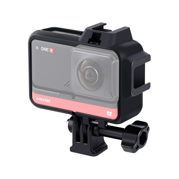 Plastic Frame Mount Protective Case Cage with Tripod Base Adapter & Long Screw & Cold Shoe Base for Insta360 One R, Cold Shoe Frame - ORIWHIZDJI & Insta360 AccessoriesOther Insta360 Accessories