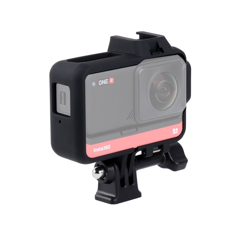 Plastic Frame Mount Protective Case Cage with Tripod Base Adapter & Long Screw & Cold Shoe Base for Insta360 One R, Cold Shoe Frame - ORIWHIZDJI & Insta360 AccessoriesOther Insta360 Accessories