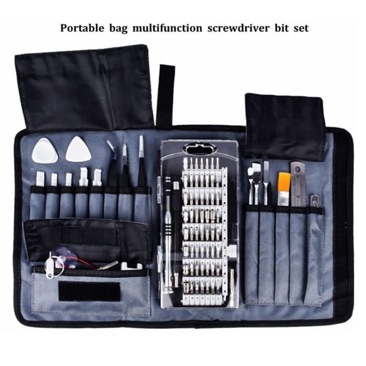 Portable Cloth Bag Mobile Phone Disassembly Maintenance Tool Multi - function Combination Tool Screwdriver Set, Black, Yellow, Orange, Blue, Green - ORIWHIZ