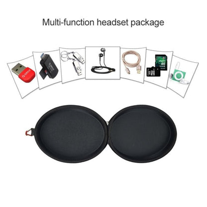 Portable EVA Shockproof Multi - function Storage Bag for Sony Folding Large Headphones, Size: 185 x 135 x 70mm - ORIWHIZ