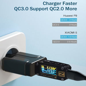 Portable QC3.0 18W USB Port Universal Quick Charging Charger, EU Plug, EU Plug - ORIWHIZ