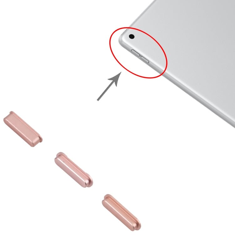 Power Button and Volume Control Button for iPad 10.2 inch 2019 2020 2021, For iPad 10.2 inch 2019 2020 2021 (Pink), For iPad 10.2 inch 2019 2020 2021 (Grey), For iPad 10.2 inch 2019 2020 2021 - ORIWHIZ