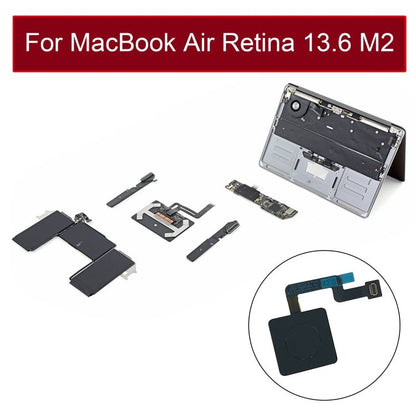 Power / Fingerprint Touch - ID Button Flex Cable 821 - 04012 - 02 for MacBook Air Retina 13.6 M2 A2681 2022, 2022 A2681 - ORIWHIZ