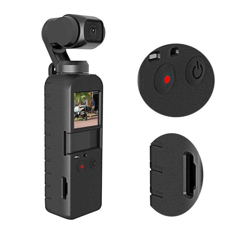 PULUZ 2 in 1 Diamond Texture Silicone Cover Case Set for DJI OSMO Pocket, For DJI OSMO Pocket - ORIWHIZCase & BagsDJI & Insta360 AccessoriesOsmo Pocket Accessories