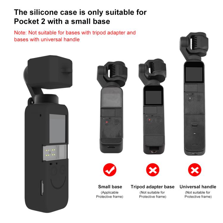 PULUZ 2 in 1 Silicone Cover Case Set for DJI OSMO Pocket 2, For DJI OSMO Pocket 2 - ORIWHIZCase & BagsDJI & Insta360 AccessoriesOsmo Pocket Accessories