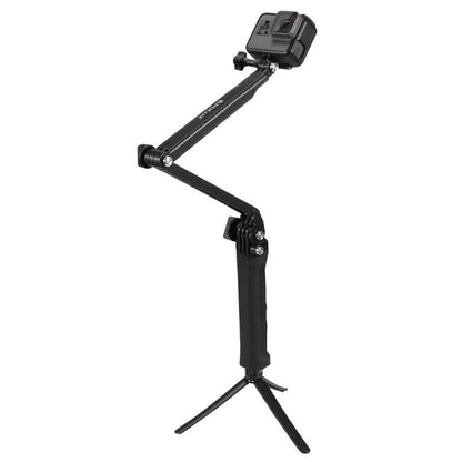PULUZ 3 - Way Grip Foldable Tripod Selfie - stick Extension Monopod for GoPro, Insta360 ONE R, DJI Osmo Action and Other Action Cameras, Length: 20 - 58cm, Length: 20 - 58cm, Length: 20 - 58cm(AE) - ORIWHIZDJI & Insta360 AccessoriesExtendable PolePULUZ