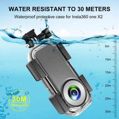 PULUZ 30m Underwater Waterproof Housing Case for Insta360 ONE X2, Underwater Case For Insta360 ONE X2 - ORIWHIZDJI & Insta360 AccessoriesInsta360 X SeriesProtection & Cases