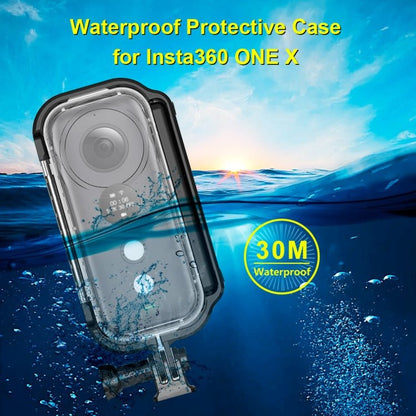 PULUZ 30m Underwater Waterproof Housing Protective Case for Insta360 ONE X, with Buckle Basic Mount & Screw, For Insta360 ONE X - ORIWHIZDJI & Insta360 AccessoriesInsta360 X SeriesProtection & Cases