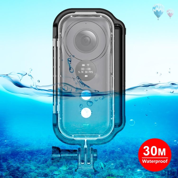 PULUZ 30m Underwater Waterproof Housing Protective Case for Insta360 ONE X, with Buckle Basic Mount & Screw, For Insta360 ONE X - ORIWHIZDJI & Insta360 AccessoriesInsta360 X SeriesProtection & Cases