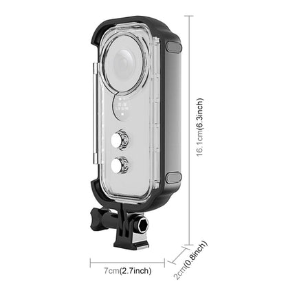 PULUZ 30m Underwater Waterproof Housing Protective Case for Insta360 ONE X, with Buckle Basic Mount & Screw, For Insta360 ONE X - ORIWHIZDJI & Insta360 AccessoriesInsta360 X SeriesProtection & Cases
