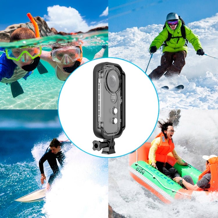 PULUZ 30m Underwater Waterproof Housing Protective Case for Insta360 ONE X, with Buckle Basic Mount & Screw, For Insta360 ONE X - ORIWHIZDJI & Insta360 AccessoriesInsta360 X SeriesProtection & Cases
