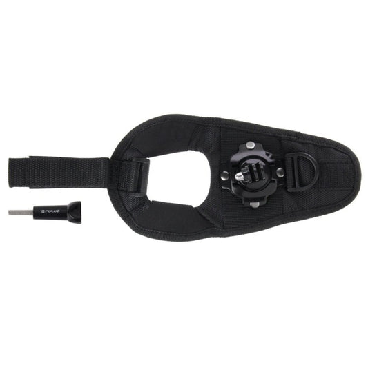 PULUZ Correa de palma giratoria de 360 grados estilo guante para GoPro, Insta360, DJI y otras cámaras de acción, correa de palma tipo guante, correa de palma tipo guante (AE) - ORIWHIZ Accesorios DJI e Insta360 PULUZ Cinturón universal para pecho y cabeza