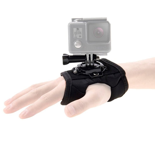 PULUZ Correa de palma giratoria de 360 ​​grados estilo guante para GoPro, Insta360, DJI y otras cámaras de acción, correa de palma tipo guante, correa de palma tipo guante (AE) - ORIWHIZ Accesorios DJI e Insta360 PULUZ Cinturón universal para pecho y cabeza