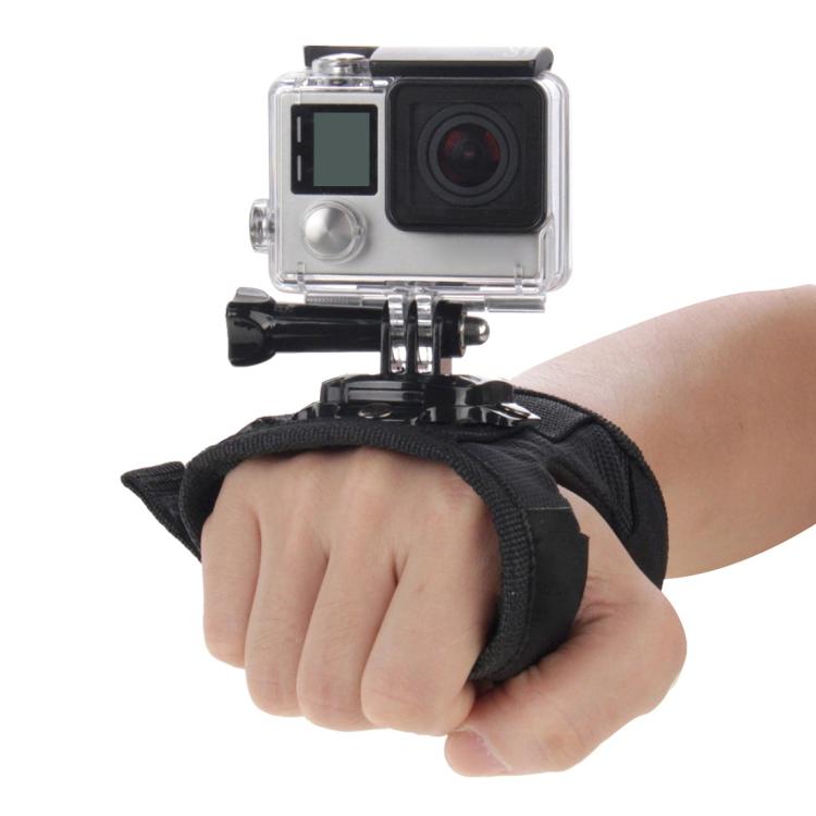 PULUZ 360 Degree Rotation Glove Style Palm Strap Mount Band for GoPro, Insta360, DJI and Other Action Cameras, Glove Palm Strap, Glove Palm Strap(AE) - ORIWHIZDJI & Insta360 AccessoriesPULUZUniversal Chest & Head Belt