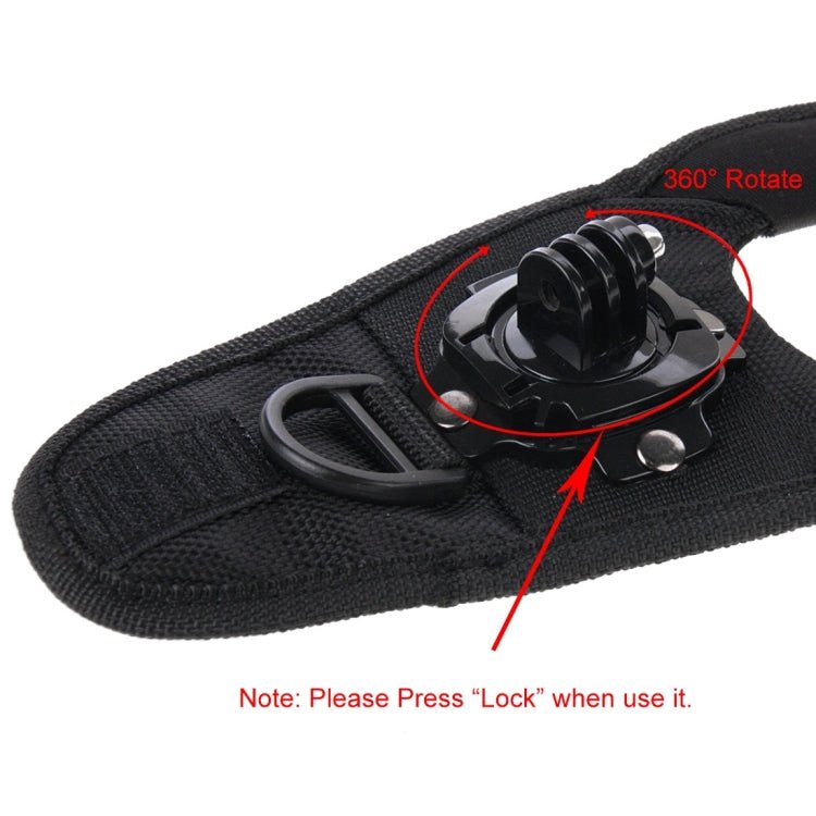 PULUZ 360 Degree Rotation Glove Style Palm Strap Mount Band for GoPro, Insta360, DJI and Other Action Cameras, Glove Palm Strap, Glove Palm Strap(AE) - ORIWHIZDJI & Insta360 AccessoriesPULUZUniversal Chest & Head Belt