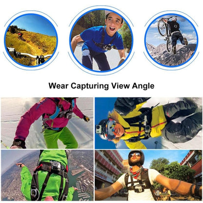 PULUZ 5 in 1 Adjustable Body Mount Belt Chest Strap with Phone Clamp & J Hook Mount & Long Screw Kit - ORIWHIZChest BeltDJI & Insta360 AccessoriesPULUZ