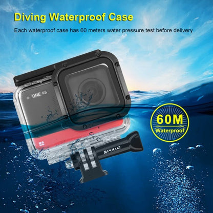 PULUZ 60m Underwater Depth Diving Case Waterproof Camera Housing for Insta360 One RS 4K Edition, For Insta360 One RS 4K Edition Diving Case - ORIWHIZDJI & Insta360 AccessoriesOther Insta360 AccessoriesPULUZ