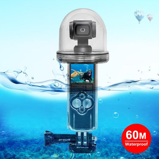 PULUZ 60m Underwater Waterproof Housing Diving Case Cover for DJI Osmo Pocket - ORIWHIZCase & BagsDJI & Insta360 AccessoriesOsmo Pocket Accessories
