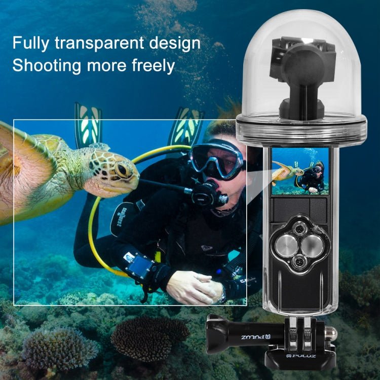PULUZ 60m Underwater Waterproof Housing Diving Case Cover for DJI Osmo Pocket - ORIWHIZCase & BagsDJI & Insta360 AccessoriesOsmo Pocket Accessories